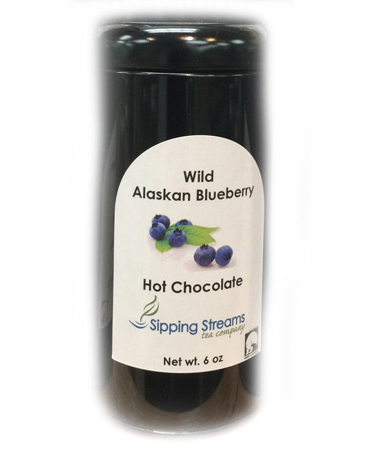 Hot Chocolate-Sipping Streams, Wild Alaskan Blueberry, 6 oz Tin