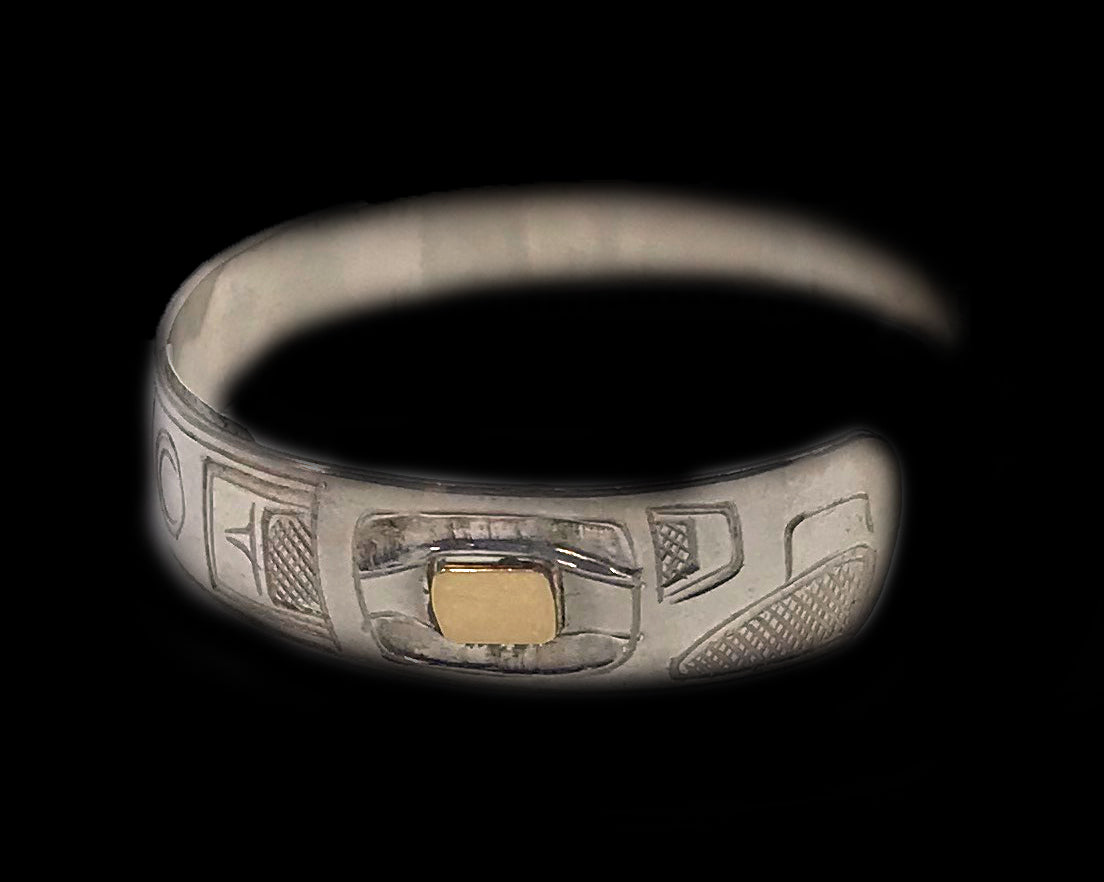 Bracelet- T. Campbell, Silver & Gold, Various Animals