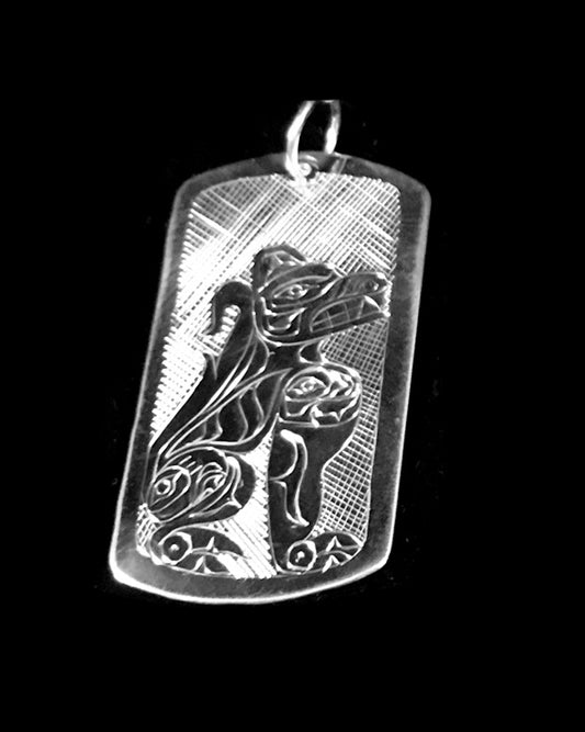 Tammy Owens Pendants Silver Dog Tag Style