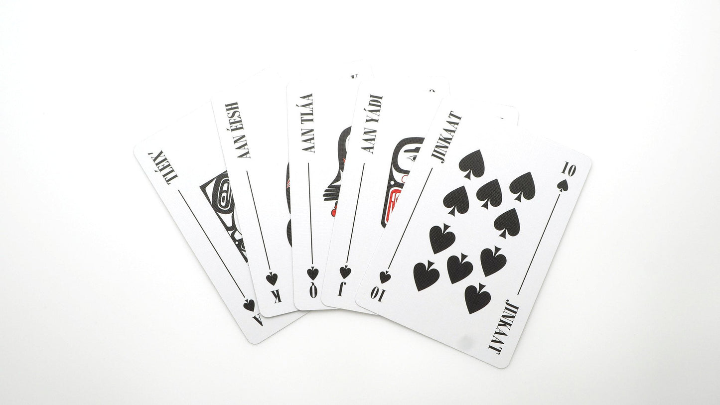 Playing Cards - Trickster; Formline, Red