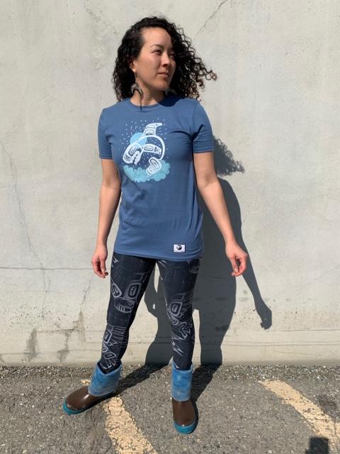 T-Shirt - Trickster; Killer Whale (Indigo)