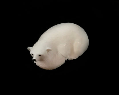 Ivory- J. Uglowook, Resting Polar Bear, Various Sz