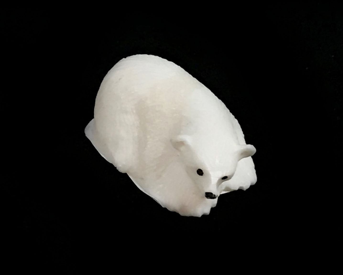 Ivory- J. Uglowook, Resting Polar Bear, Various Sz