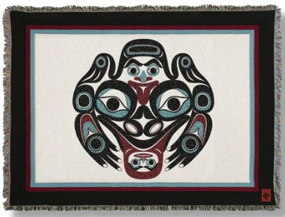 Shotridge Studios Cotton Throw Blanket, Various Designs