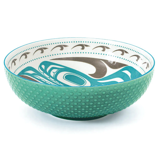 Porcelain Art Serving Bowl (Large) - Killer Whale