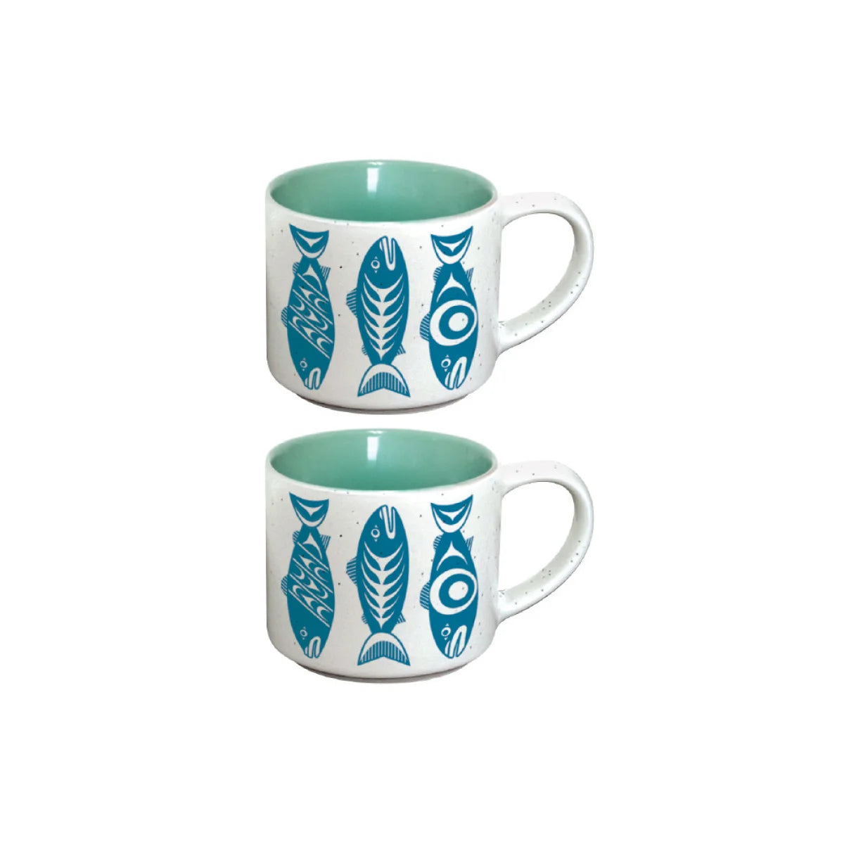 Ceramic Espresso Mugs - Set of 2