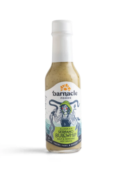 Barnacle Foods Serrano Bullwhip Hot Sauce